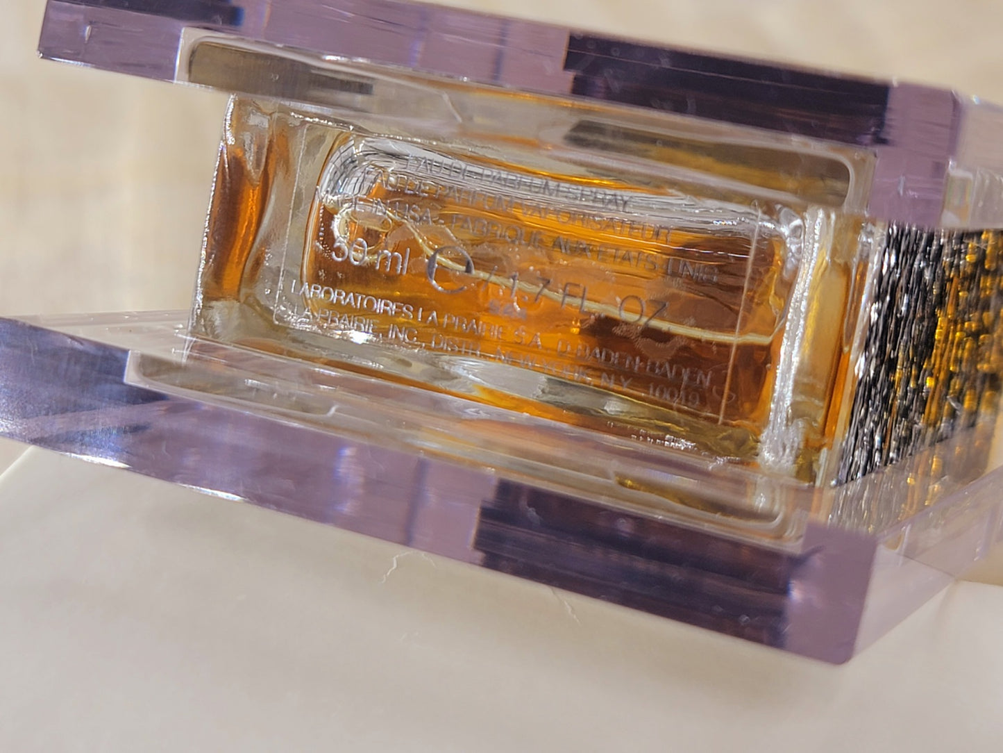 Life Threads Platinum La Prairie for women EDP Spray 50 ml 1.7 oz, Vintage, Rare, Tester, As Pics