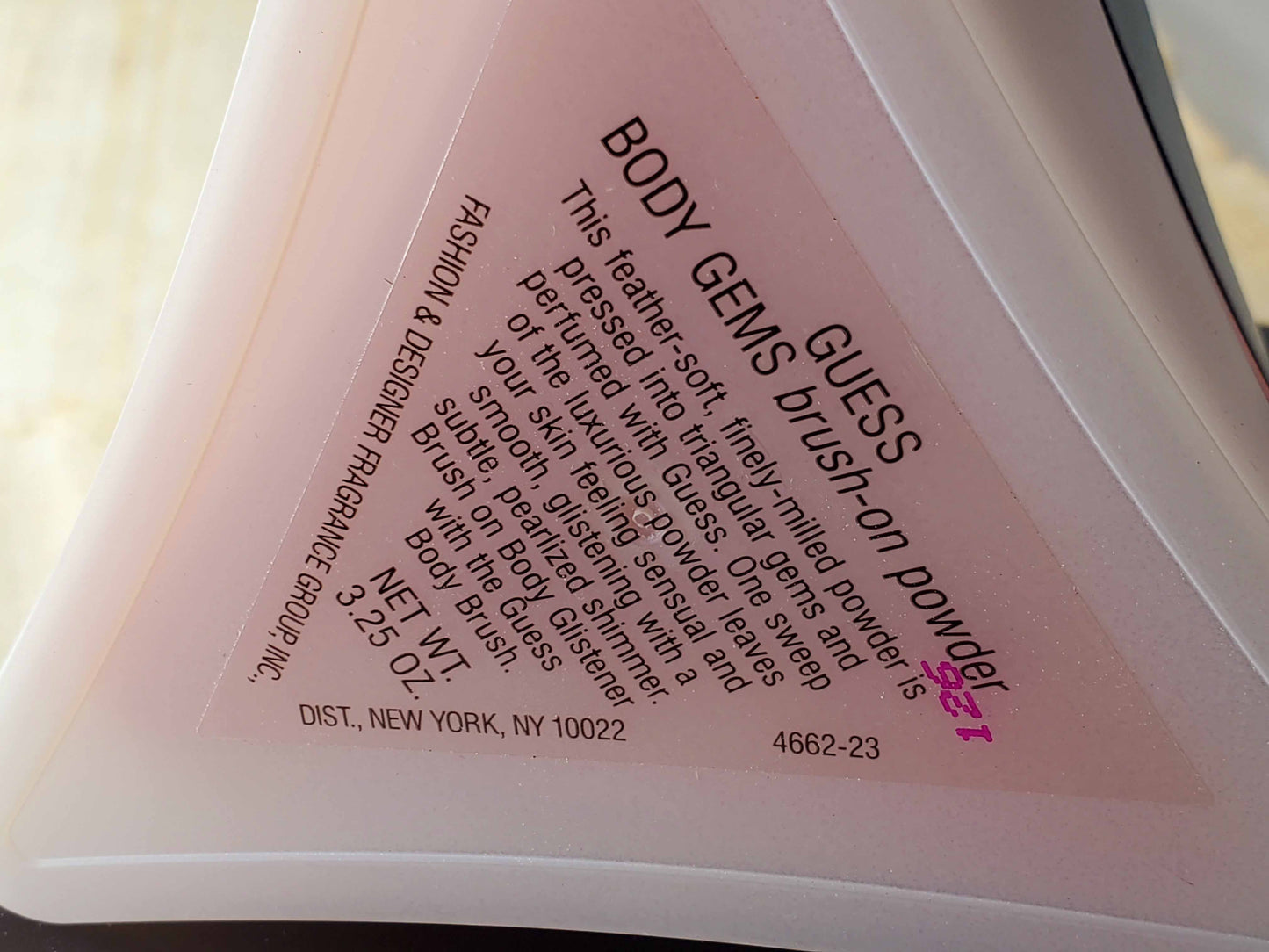 Guess by Georges Marciano Body Gems 97.5 ml 3.25 oz, Vintage, Rare