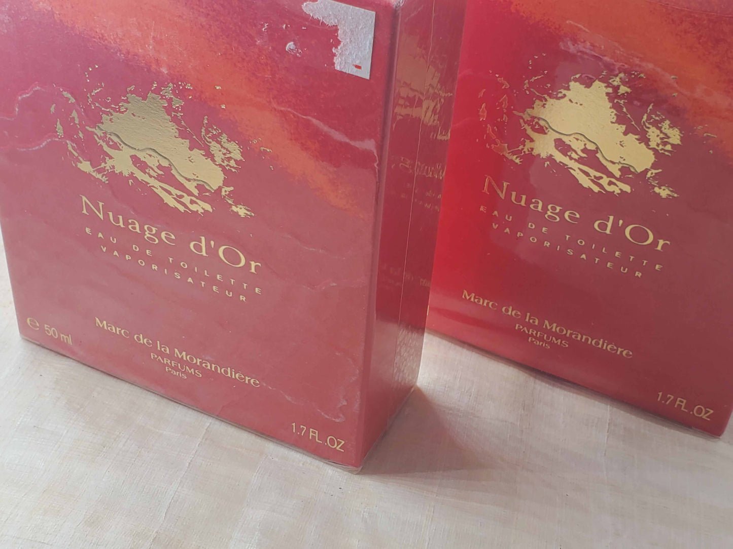 Nuage d'Or Marc de la Morandiere for women EDT Spray 50+50 ml 3.4 oz OR 30+30 ml 2 oz, Vintage, Rare, As Pic