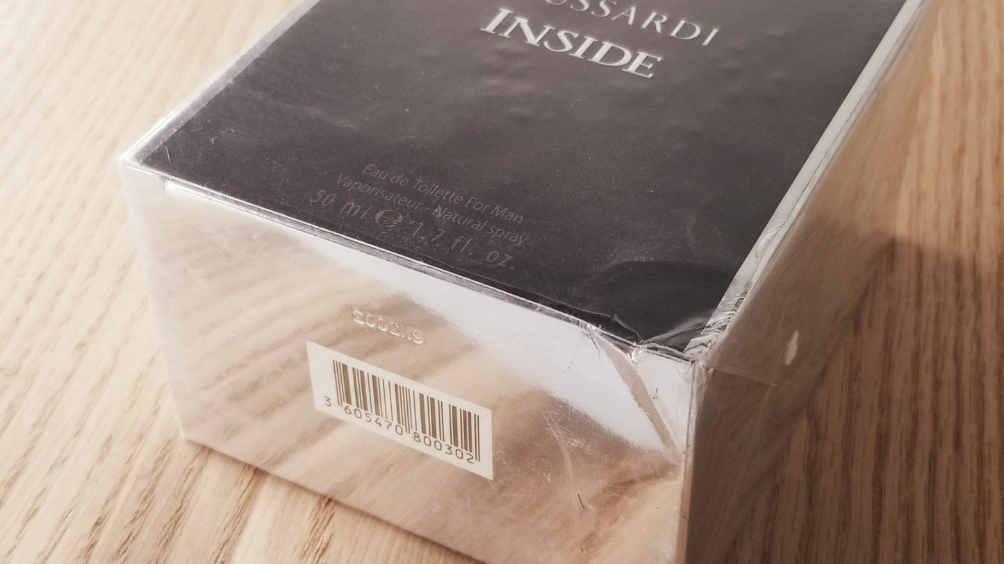 Inside for Men by Trussardi EDT Spray 100 ml 3.4 oz OR 50 ml 1.7 oz, Rare, Vintage, Sealed