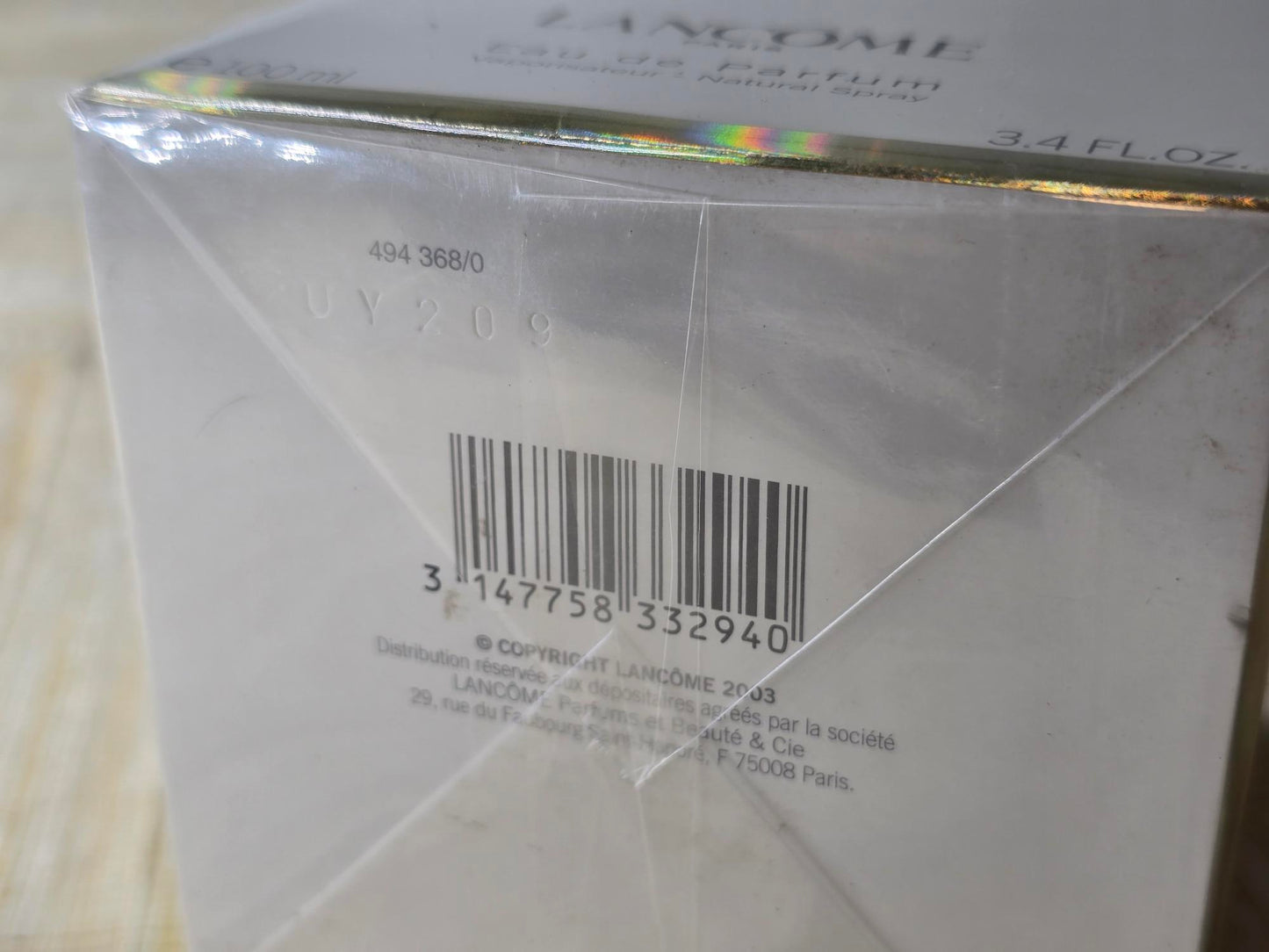 Attraction Lancôme for women EDP Spray 100 ml 3.4 oz - Rare, Vintage, Original Bottle Sealed