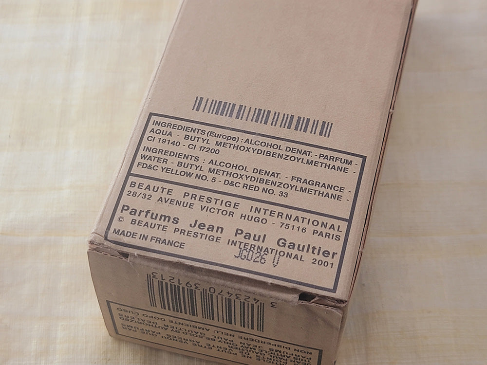 Fragile by Jean Paul Gaultier for women EDT Spray 50 ml 1.7 oz, Vintage, Rare, Sealed