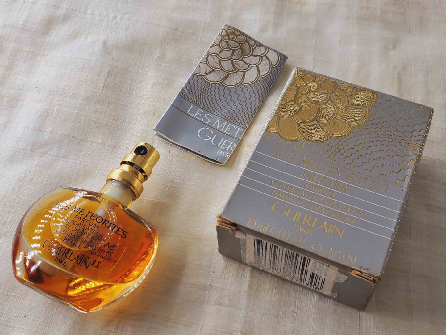 Guerlain Samsara Les Meteorites (1989) for women PARFUM Extrait Spray 7,5 ml 0,25 oz, Recharge, Vintage, Very Rare, Hard to find