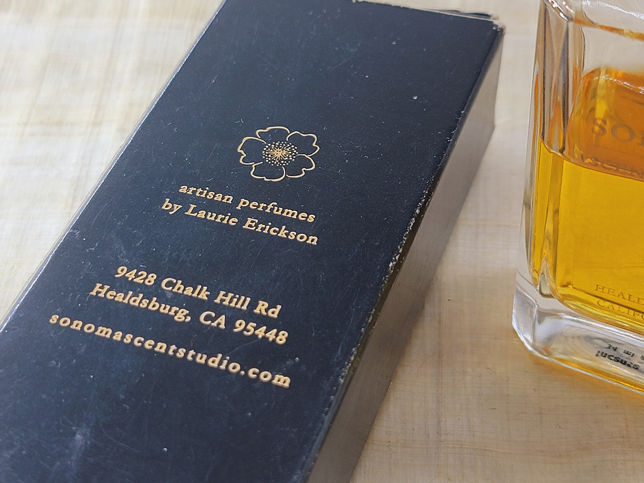 Incense Pure Sonoma Scent Studio Unisex EDP Spray 50 ml 1.7 oz, Rare, Vintage, Used As Pics