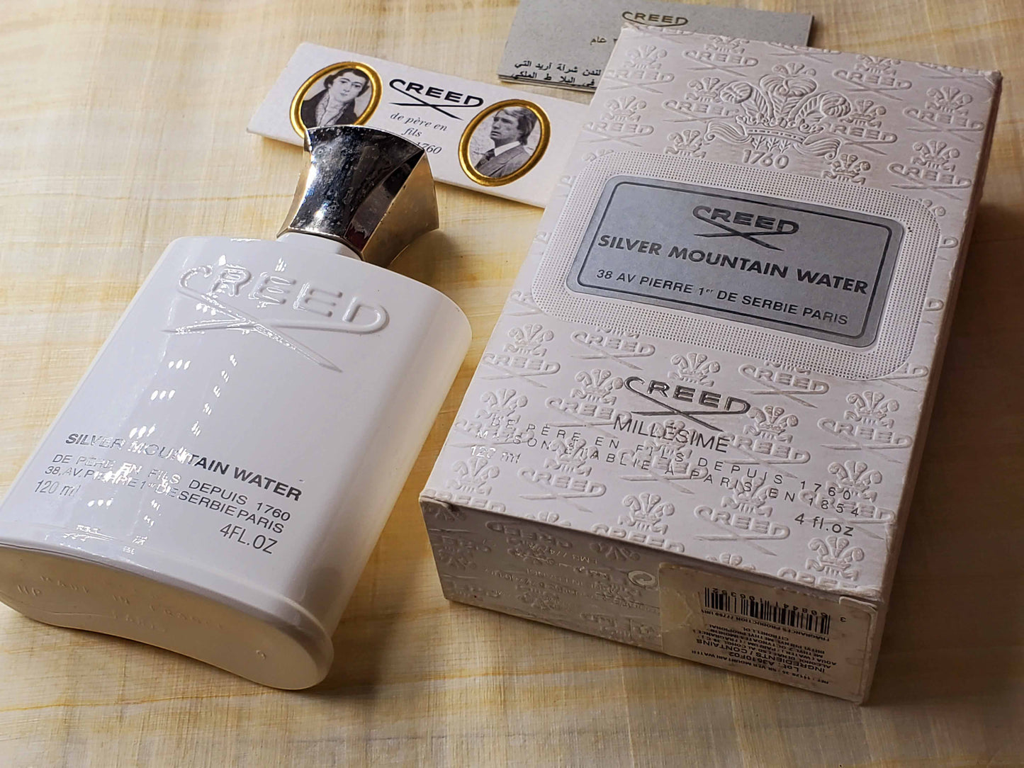Silver Mountain Water Creed Unisex EDP Spray 120 ml 4 oz, Very Rare, Vintage 2010 Batch A3510F02