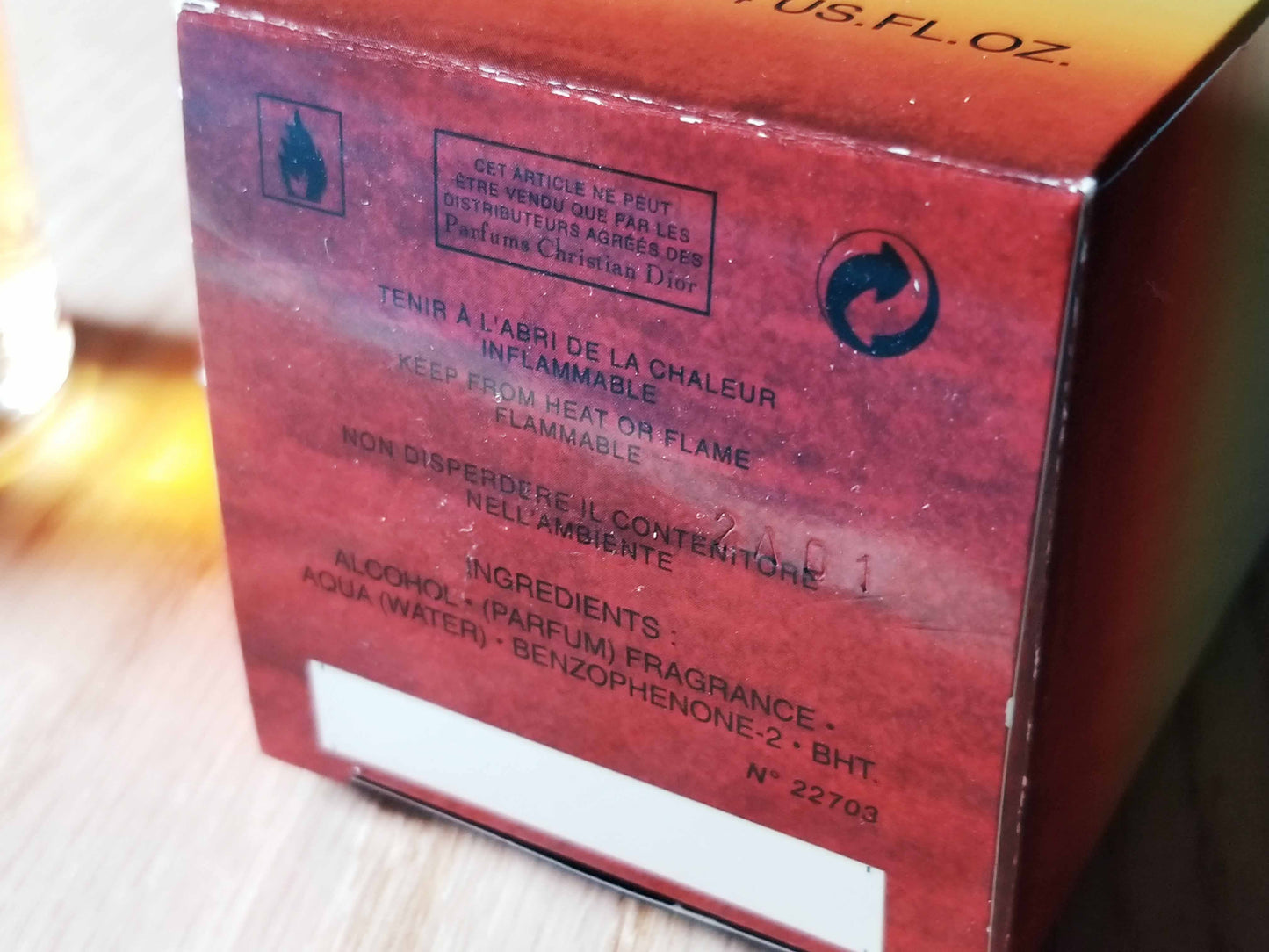 Fahrenheit Summer 2002 Dior for men EDT Spray 100 ml 3.4 oz, Rare, Vintage