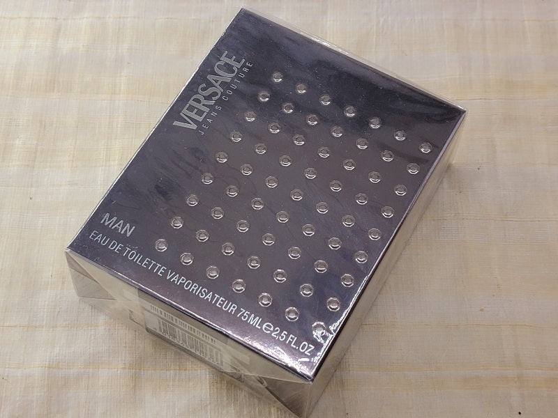 Jeans Couture Man Versace for men EDT Spray 75 ml 2.5 oz, Rare, Vintage, Sealed