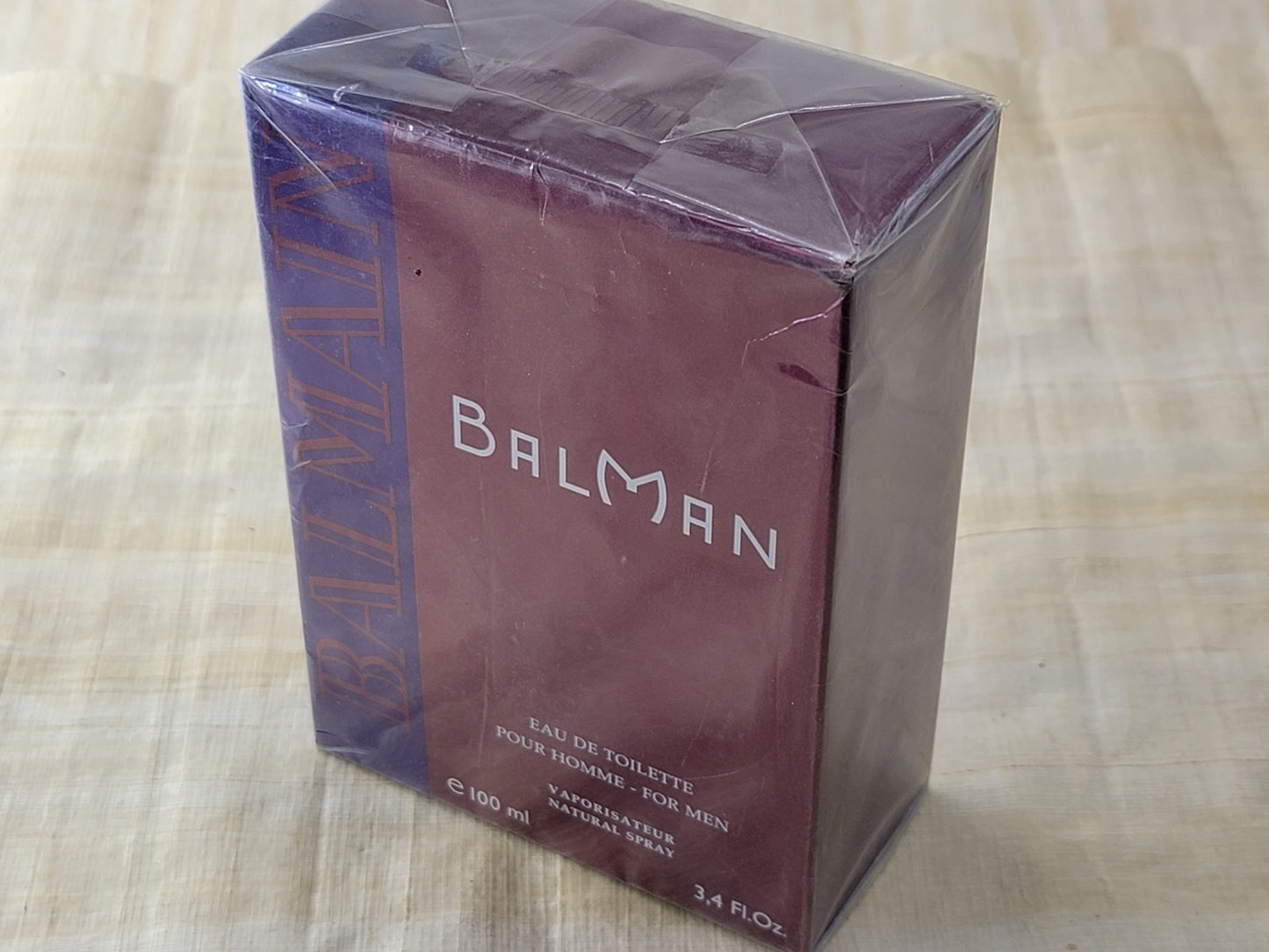 BalMan Pierre Balmain for men EDT Spray 100 ml 3.4 oz, Rare, Vintage, Sealed