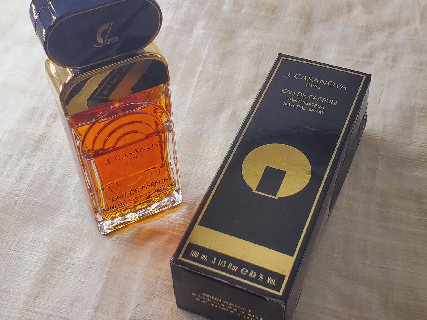 J. Casanova for women EDP Spray 100 ml 3.4 oz, Vintage, Rare