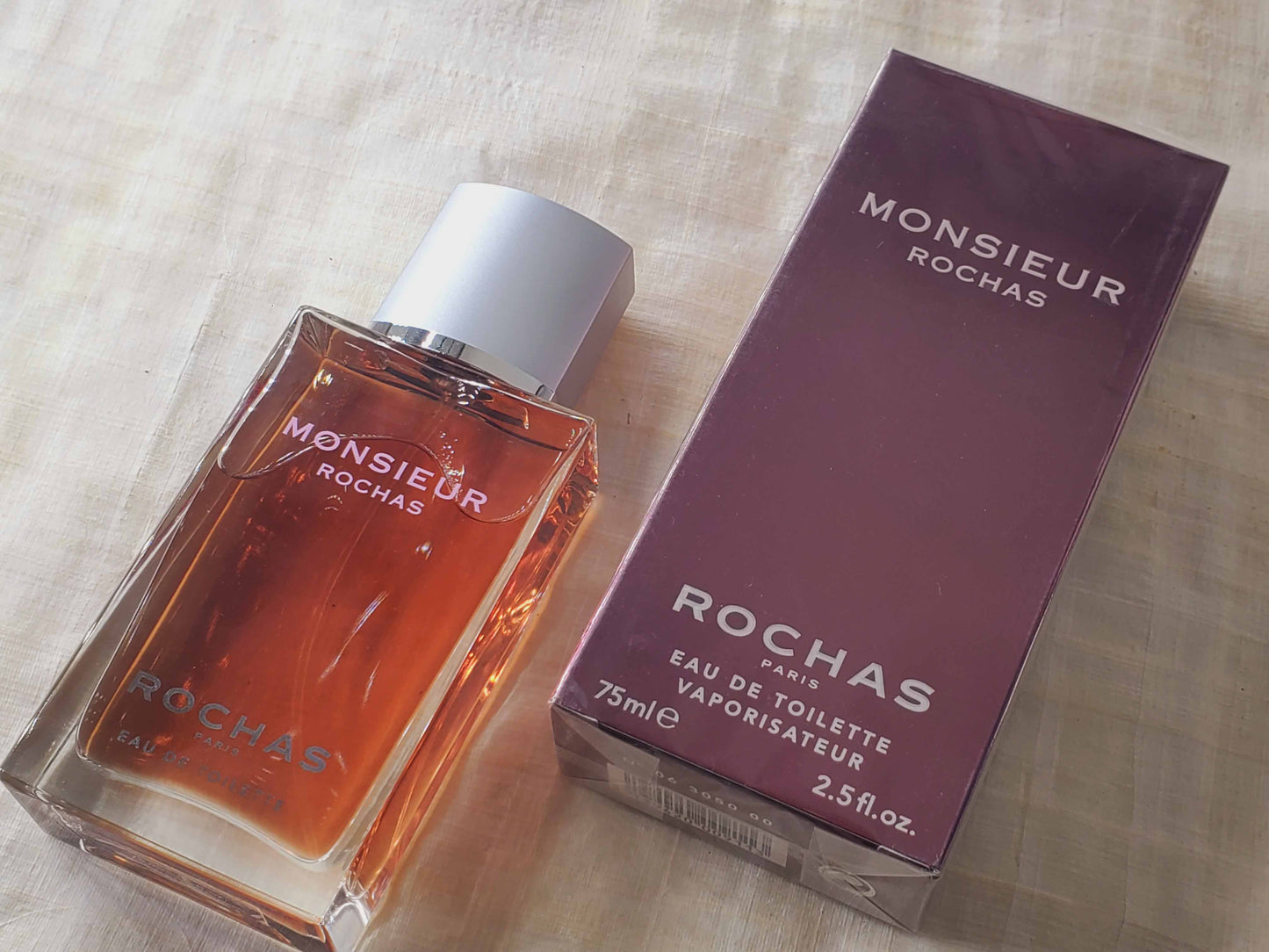 Monsieur Rochas for men EDT Spray 75 ml 2.5 oz, Rare, Vintage, Sealed