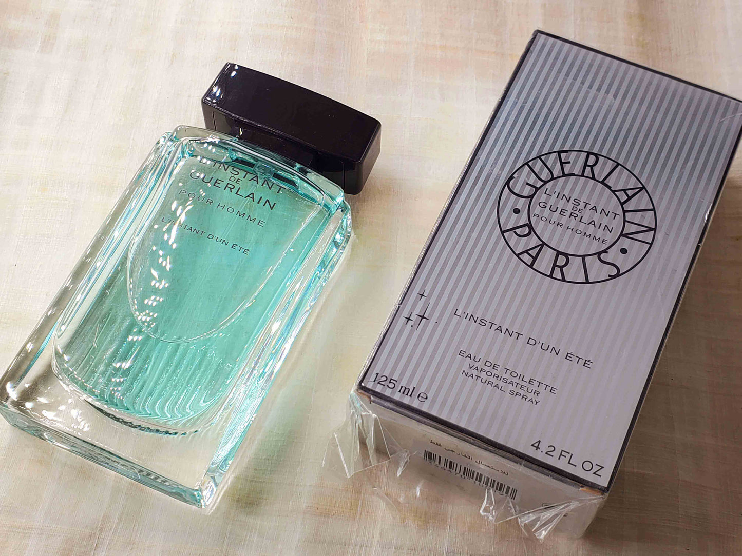 L'Instant d'un Ete pour Homme Guerlain for men EDT Spray 125 ml 4.2 oz, Rare, Vintage, Sealed