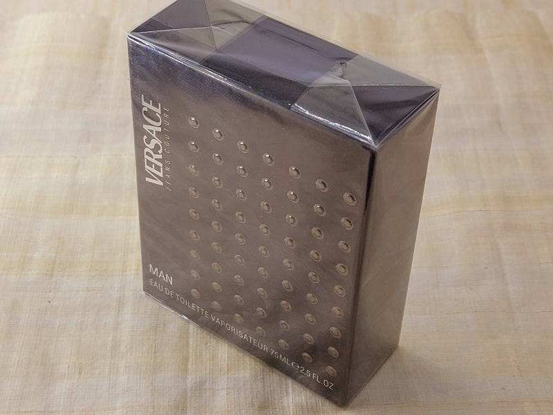 Jeans Couture Man Versace for men EDT Spray 75 ml 2.5 oz, Rare, Vintage, Sealed
