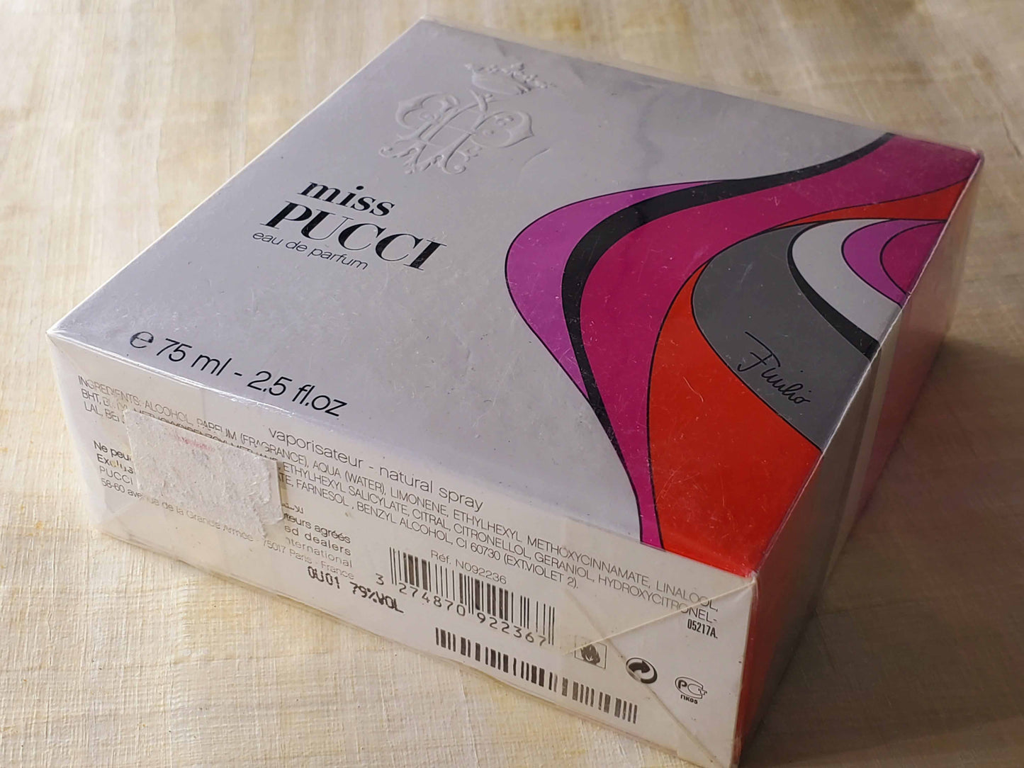 Miss Pucci Emilio Pucci for women EDP Spray 75 ml 2.5 oz, Rare, Vintage, Sealed