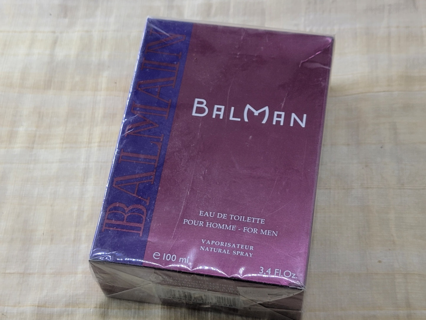 BalMan Pierre Balmain for men EDT Spray 100 ml 3.4 oz, Rare, Vintage, Sealed