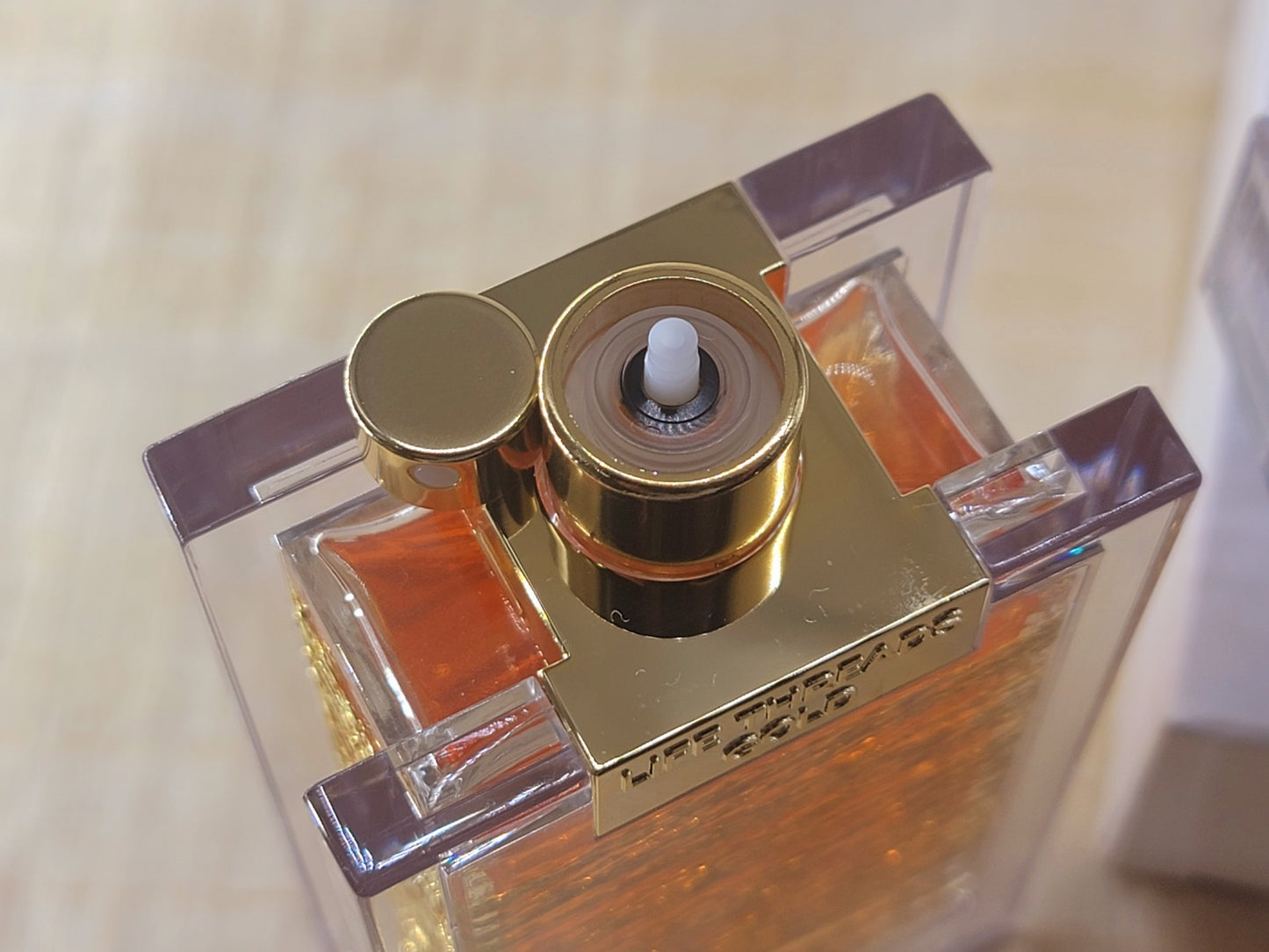 Life Threads Gold La Prairie for women EDP Spray 50 ml 1.7 oz, Vintage, Rare, Tester, As Pics