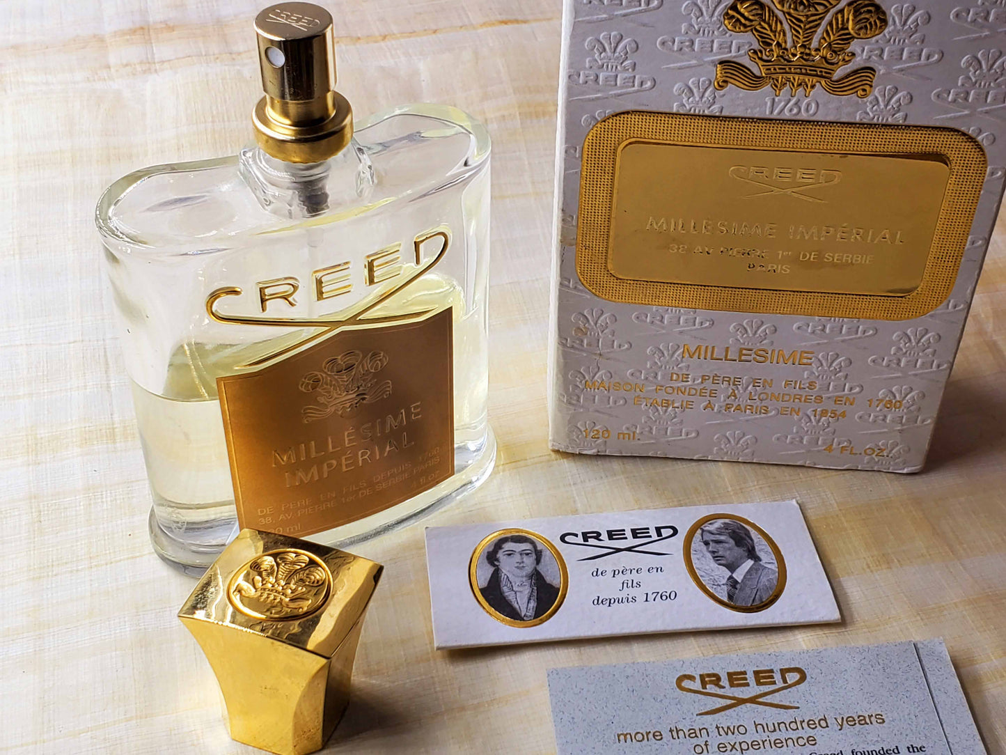 Millésime Impérial Creed for Unisex EDP Spray 120 ml 4 oz, Rare, Vintage 2011 Batch A3311N02, As Pics