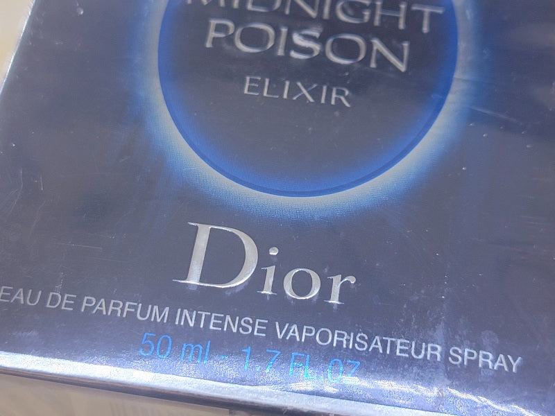 Midnight Poison Elixir by Christian Dior EDP Spray 50 ml 1.7 oz, Vintage, Rare, Sealed