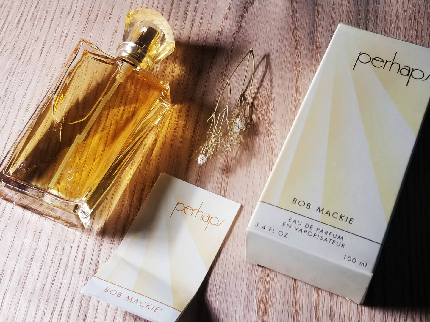 Perhaps by Bob Mackie Women EDP Spray 100 ml 3.4 oz, Vintage, Rare
