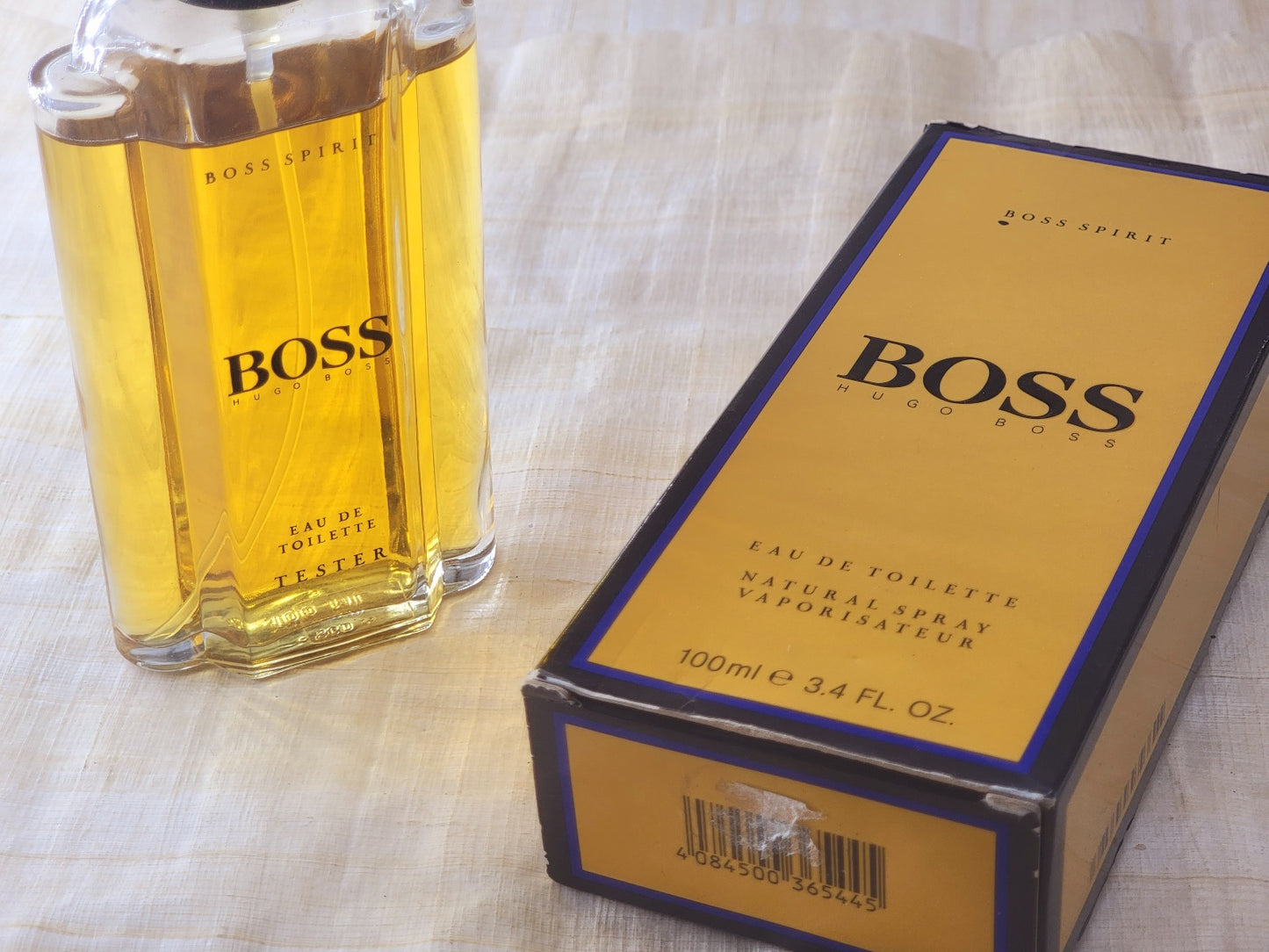 Boss Spirit Hugo Boss for men EDT Spray 100 ml 3.4 oz, Vintage, Rare, As Pics