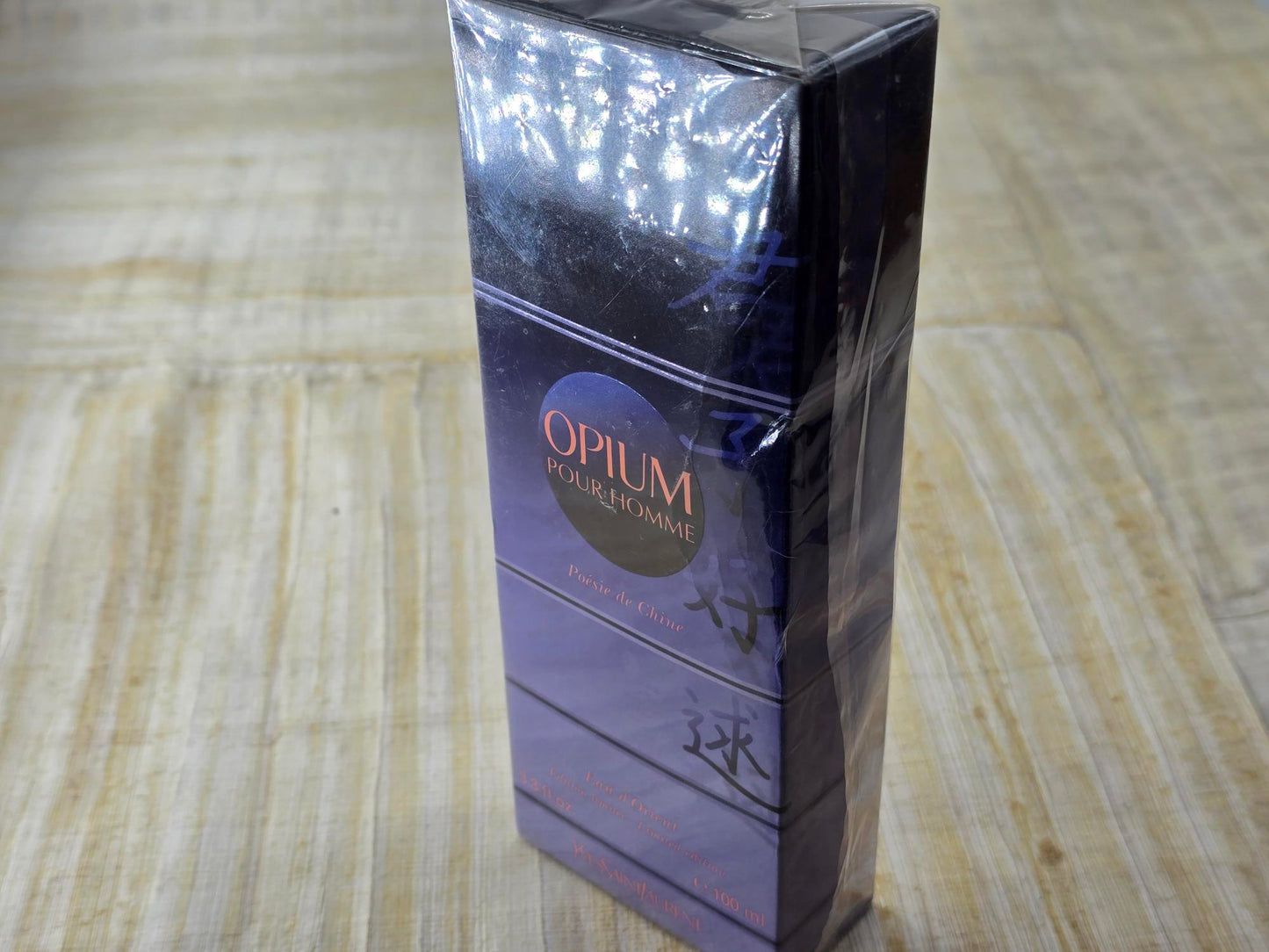Opium Poesie de Chine pour Homme Yves Saint Laurent for men EDT Spray 100 ml 3.4 oz, Rare, Vintage, Sealed