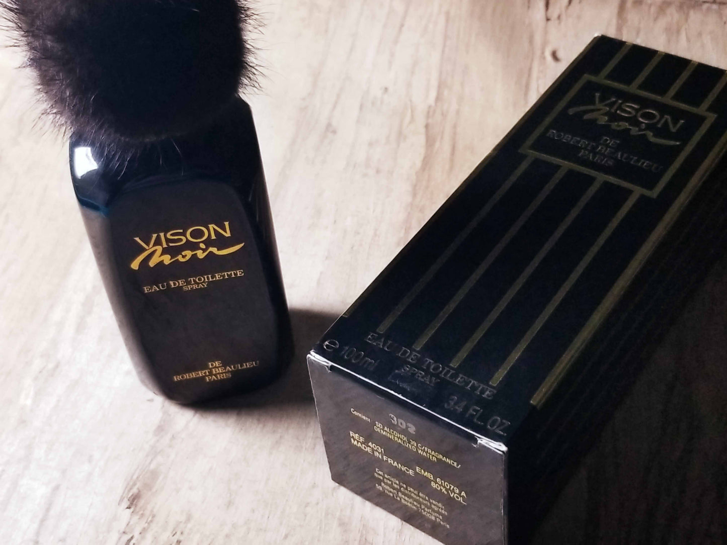 Vison Noir Robert Beaulieu for women EDT Spray 50 ml 1.7 oz, Vintage, Rare