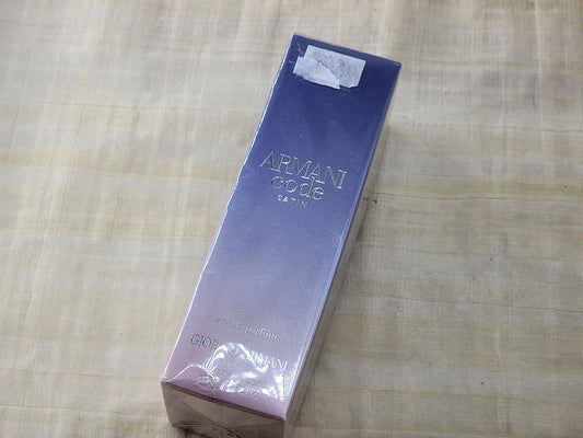 Armani Code Satin Giorgio Armani for women EDP Spray 50 ml 1.7 oz, Rare, Vintage, Sealed