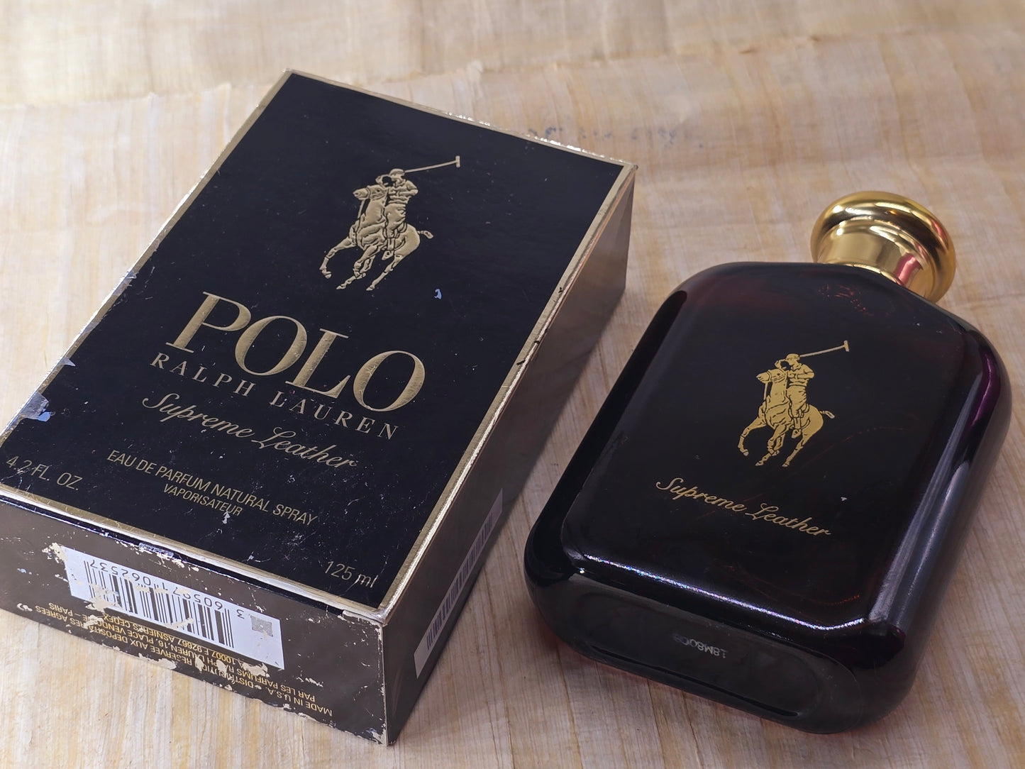 Polo Supreme Leather Ralph Lauren for men EDP Spray 125 ml 4.2 oz, Vintage, Rare, Sealed