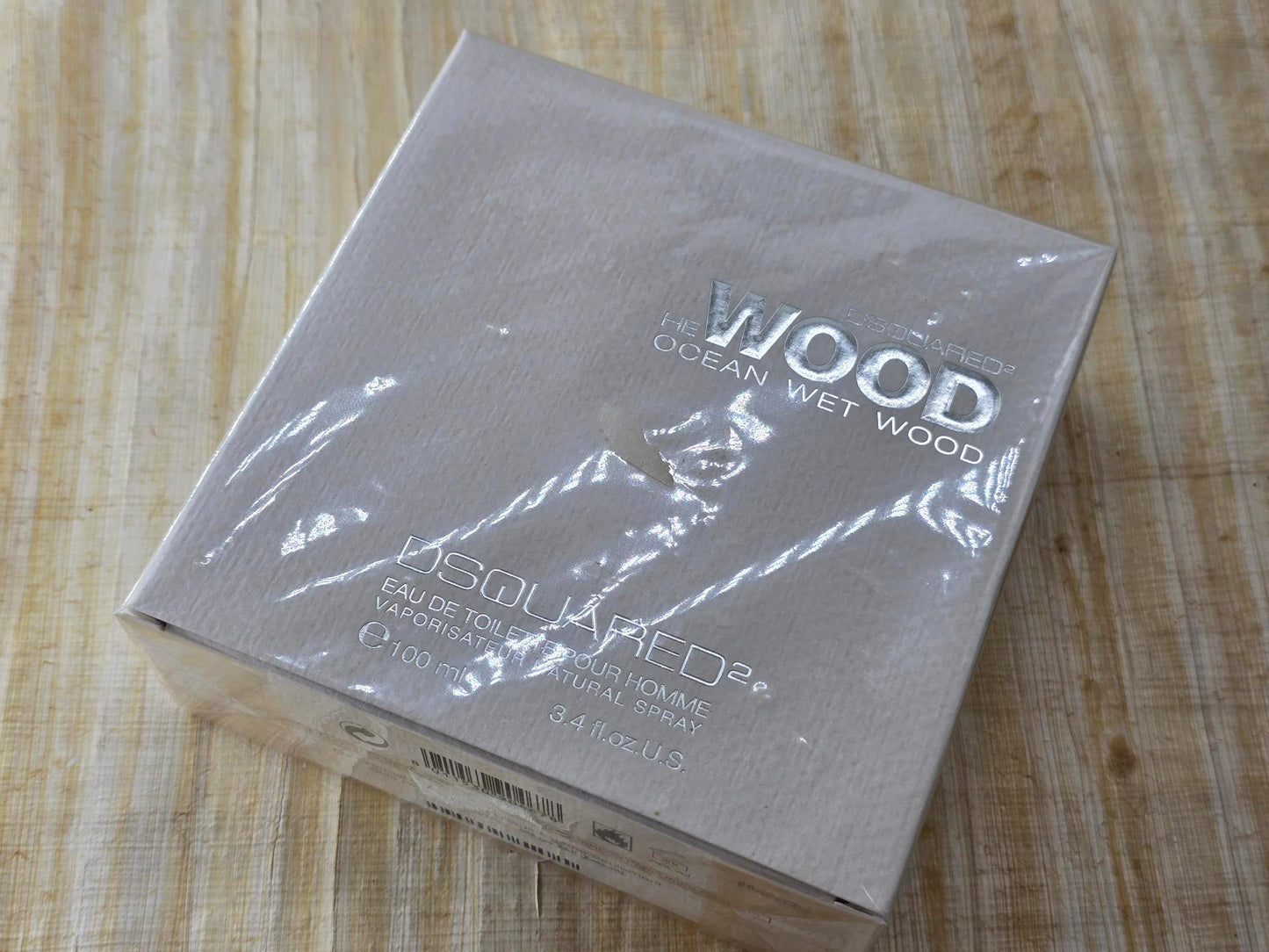 He Wood Ocean Wet Wood DSQUARED² for men EDT Spray 100 ml 3.4 oz, Vintage, Rare, Sealed