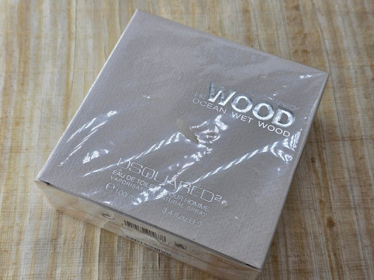 He Wood Ocean Wet Wood DSQUARED² for men EDT Spray 100 ml 3.4 oz, Vintage, Rare, Sealed