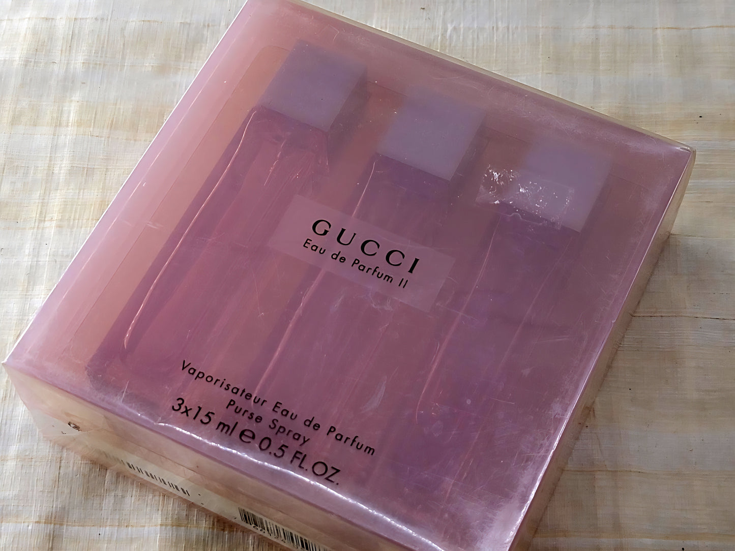 Gucci II Limited Edition for women EDP Spray 3X 15 ml 0.5 oz, Vintage, Sealed