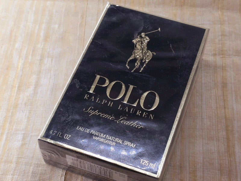 Polo Supreme Leather Ralph Lauren for men EDP Spray 125 ml 4.2 oz, Vintage, Rare, Sealed