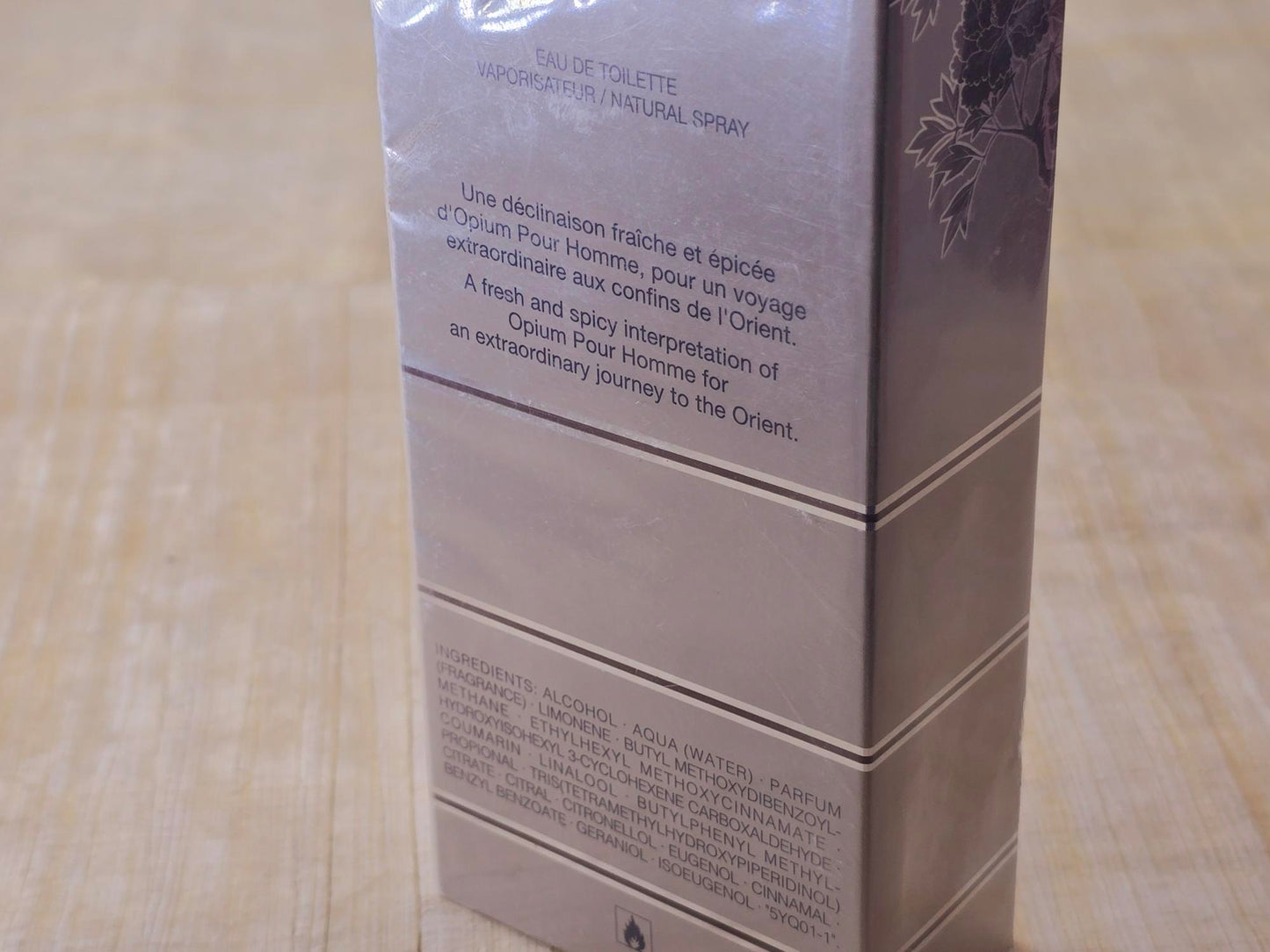 Opium Pour Homme Eau d'Orient 2007 Yves Saint Laurent for men EDT Spray 100 ml 3.4 oz, Rare, Vintage, Sealed