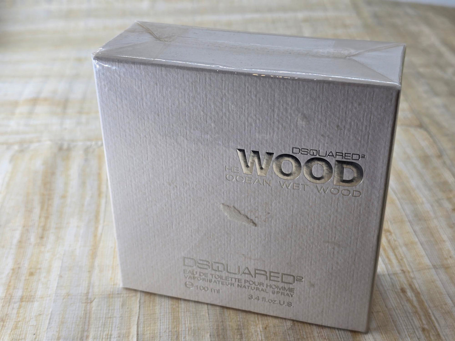 He Wood Ocean Wet Wood DSQUARED² for men EDT Spray 100 ml 3.4 oz, Vintage, Rare, Sealed