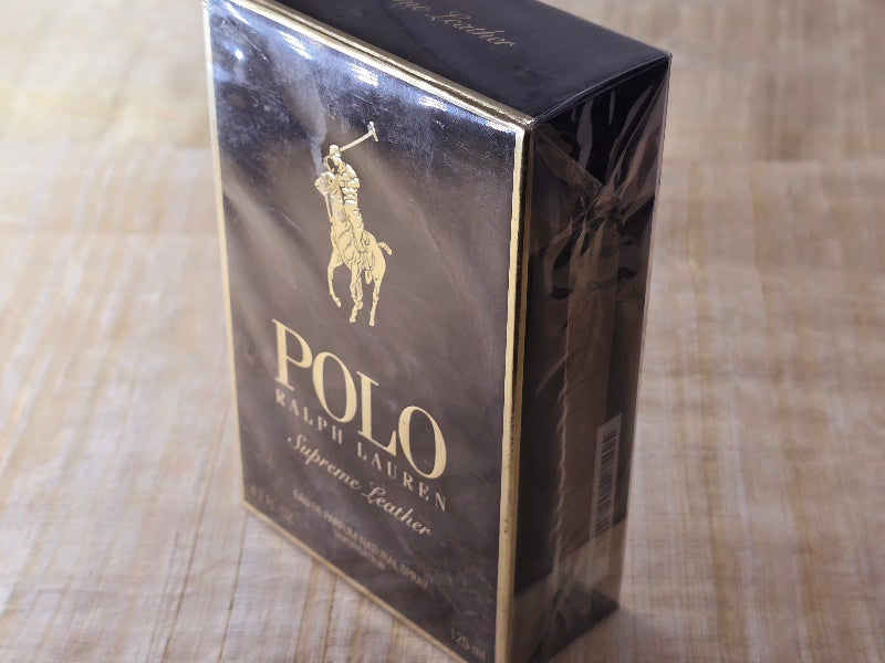 Polo Supreme Leather Ralph Lauren for men EDP Spray 125 ml 4.2 oz, Vintage, Rare, Sealed