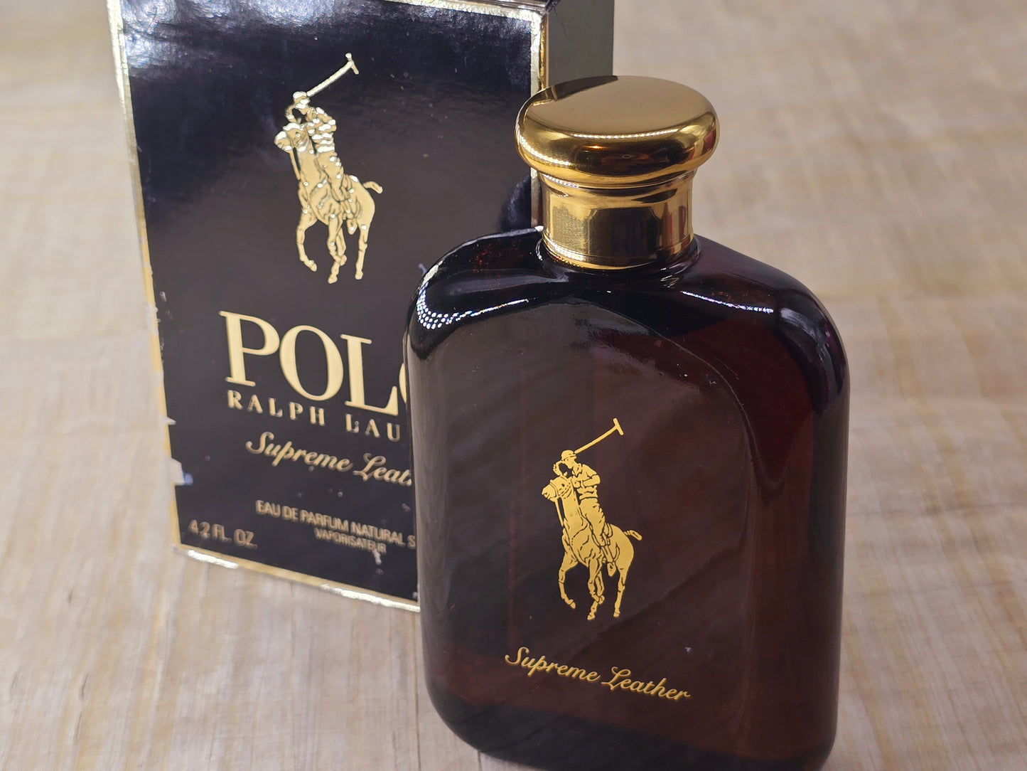 Polo Supreme Leather Ralph Lauren for men EDP Spray 125 ml 4.2 oz, Vintage, Rare, Sealed