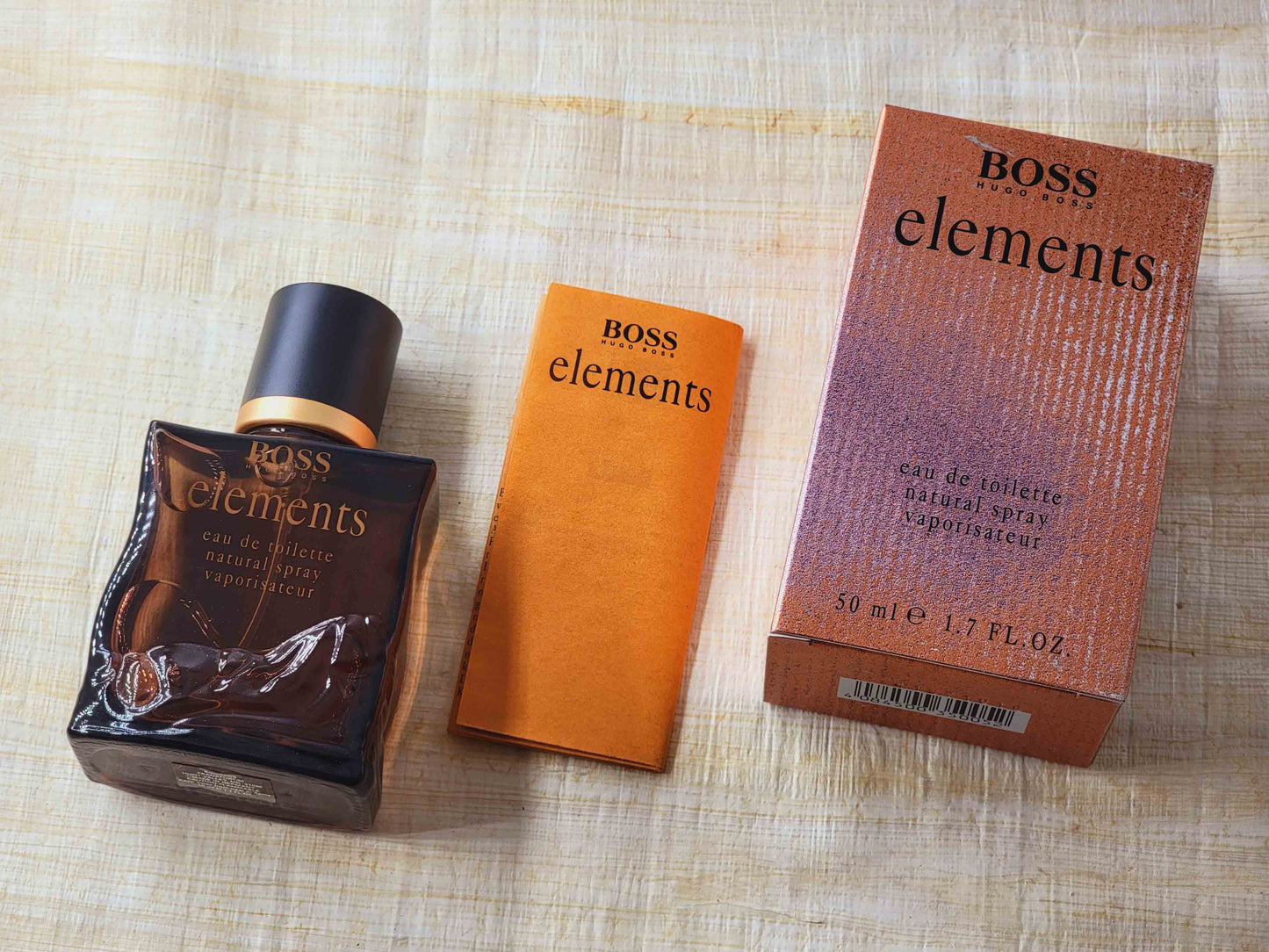 Boss Elements Hugo Boss for men EDT Spray 100 ml 3.4 oz OR 50 ml 1.7 oz, Vintage, Rare