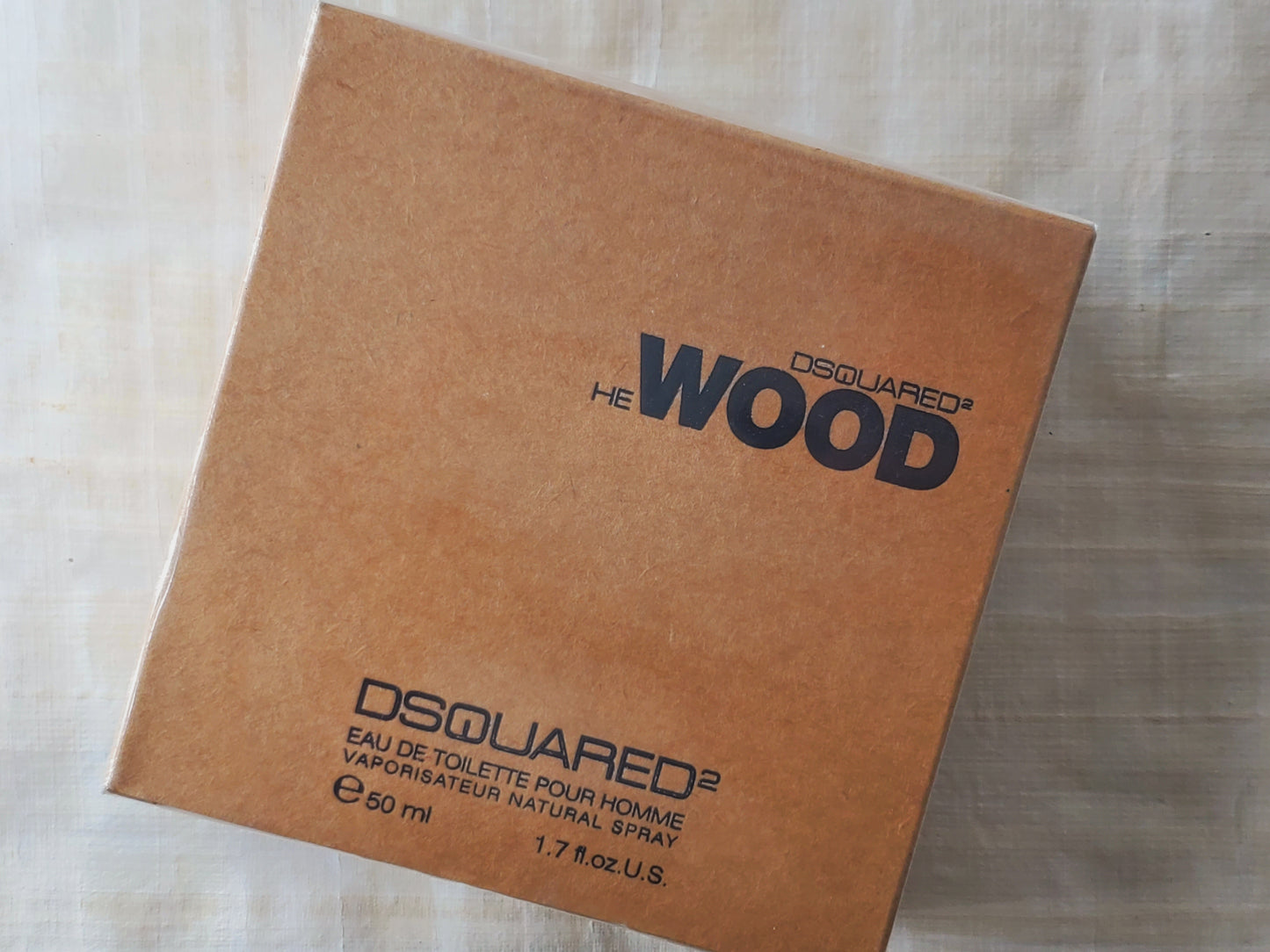 He Wood DSQUARED2 for men EDT Spray 100 ml 3.4 oz OR 50 ml 1.7 oz, Vintage, Rare, Sealed