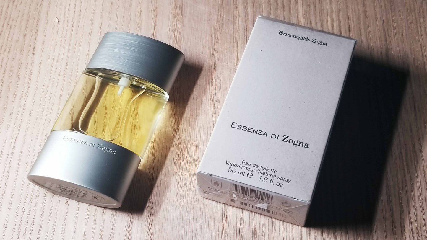 Essenza di Zegna Ermenegildo Zegna for men EDT Spray 100 ml 3.4 0z OR 50 ml 1.7 oz, Vintage, Rare, Sealed
