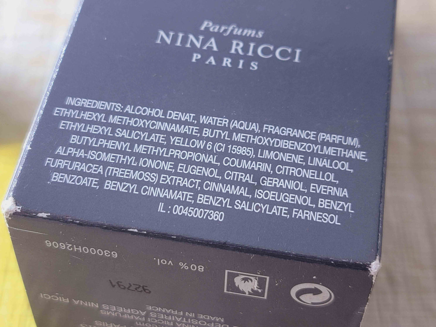 Ricci Club Nina Ricci for men EDT Spray 100 ml 3.4 oz, Vintage, Rare