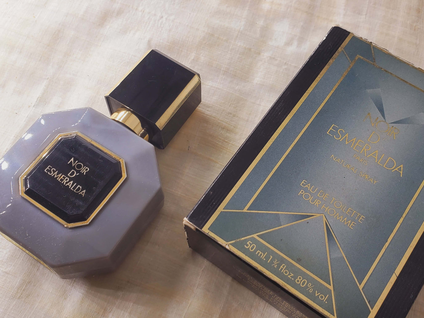 Noir d'Esmeralda Parfums Esmeralda 1993 for Men EDT Spray 100 ml 3.4 oz OR 50 ML 1.7 oz, Vintage, Rare