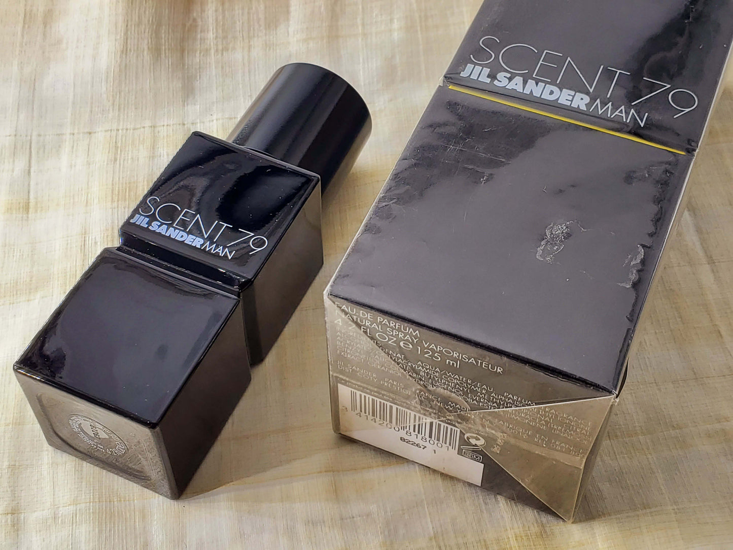 Jil Sander Scent 79 Man for men EDT Spray 125 ML 4.2 oz, Vintage, Rare, Sealed