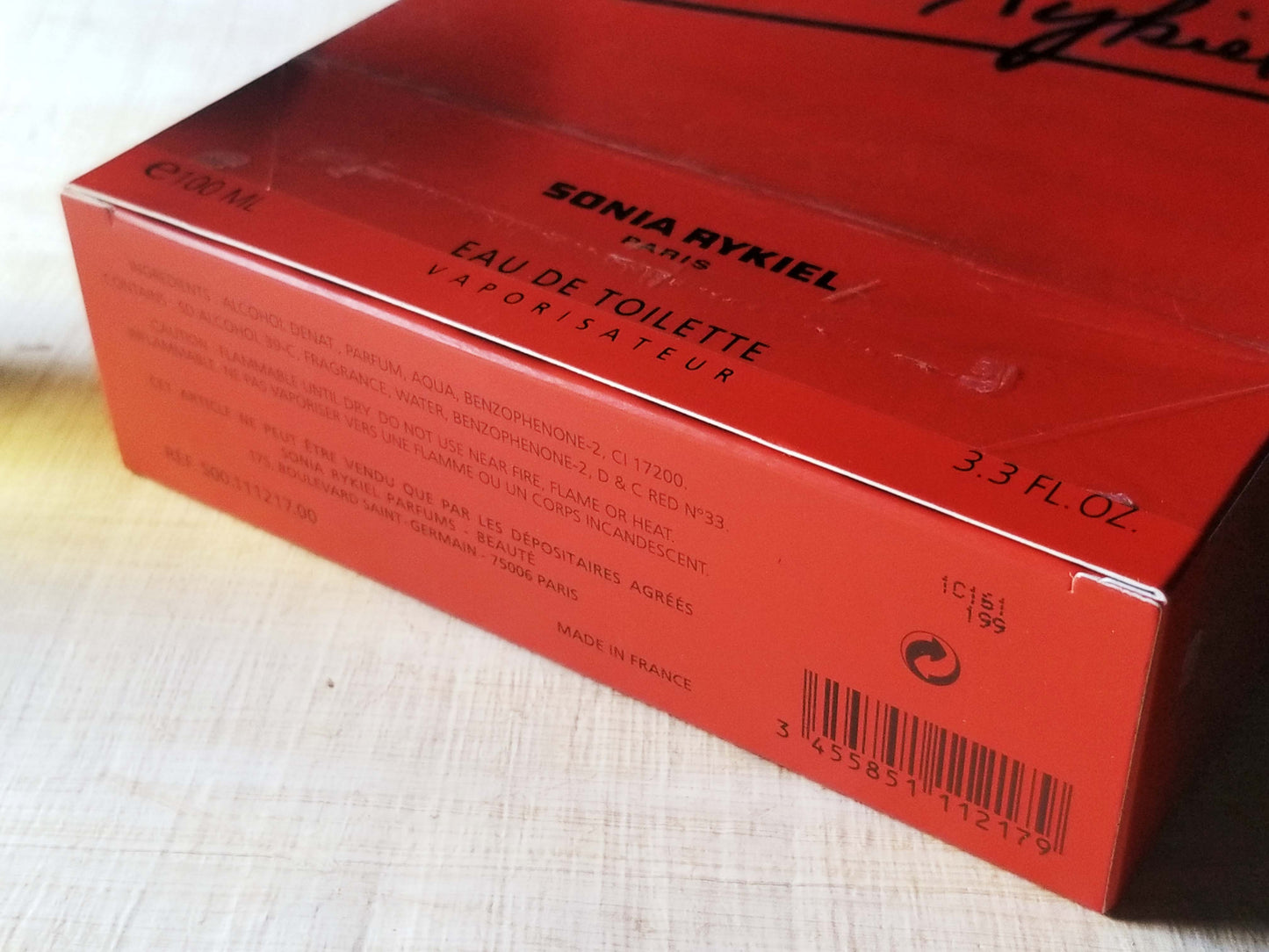 Sonia Rykiel Women EDT Spray 100 ml 3.4 oz OR 50 ml 1.7 oz OR 30 ml 1 oz, Vintage, Rare, Sealed