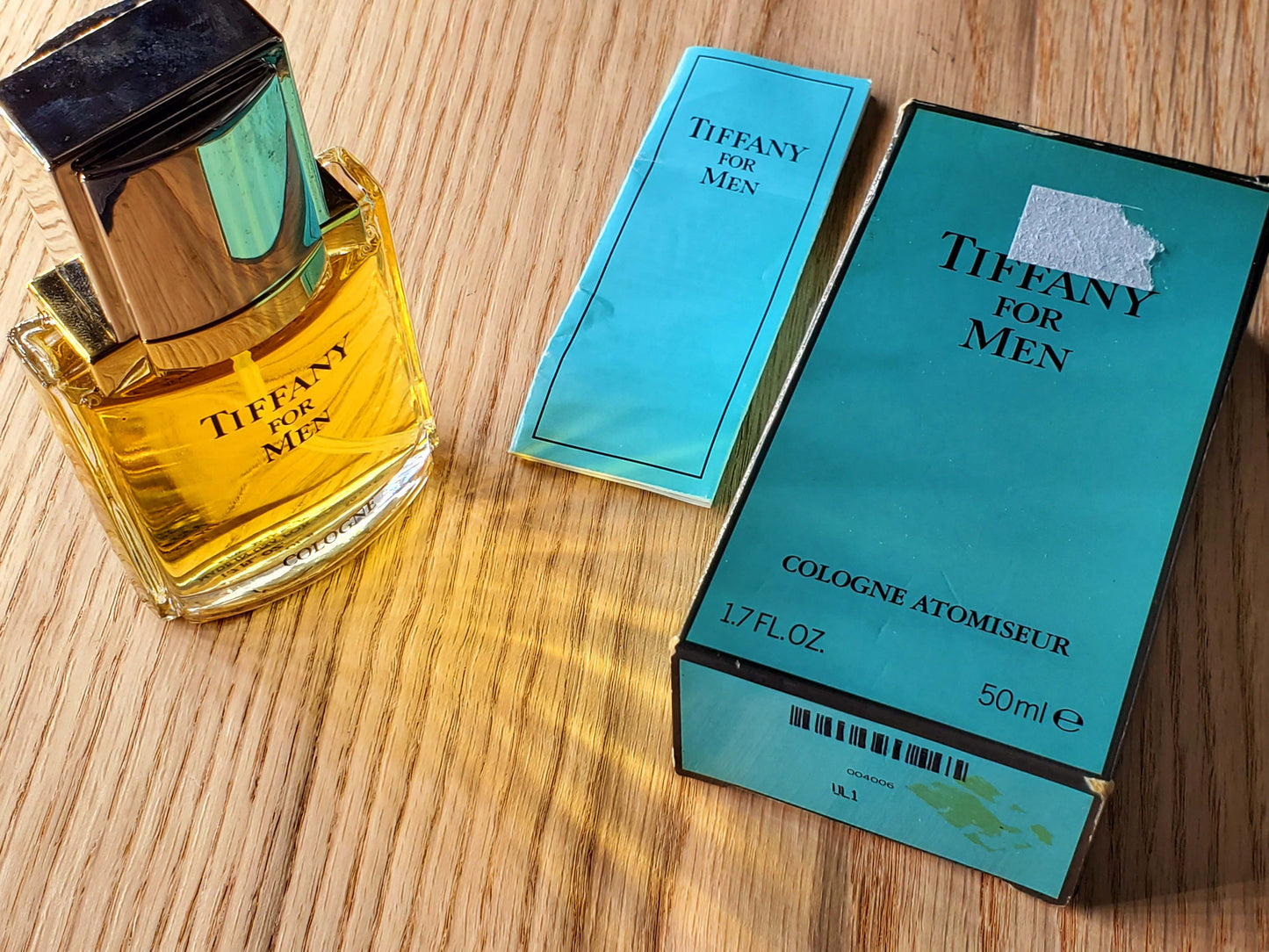 Tiffany for men EDC Spray 50 ml 1.7 oz, Vintage, Rare