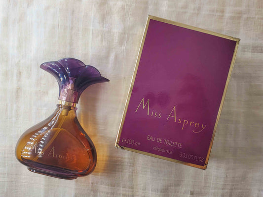 Miss Asprey for women EDT Spray 100 ml 3.4 oz, Vintage, Rare, Same photos