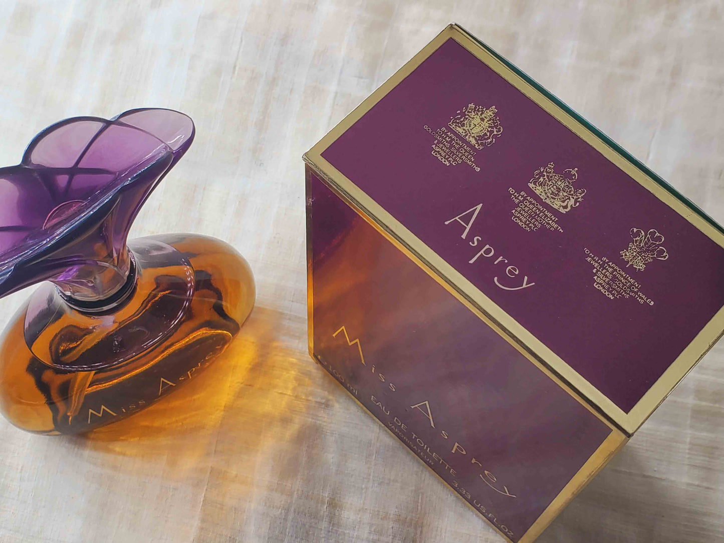 Miss Asprey for women EDT Spray 100 ml 3.4 oz, Vintage, Rare, Same photos