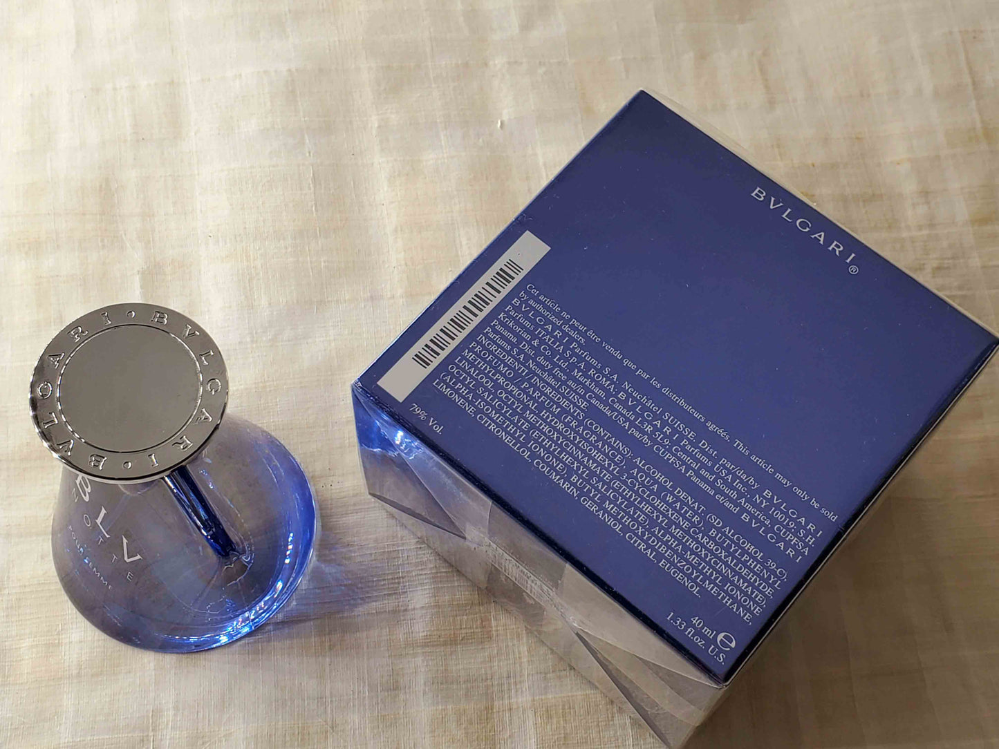 BLV Notte Pour Femme Bvlgari for women EDP Spray 75 ml 2.5 oz OR 40 ml 1.33 oz, Vintage, Rare, Sealed