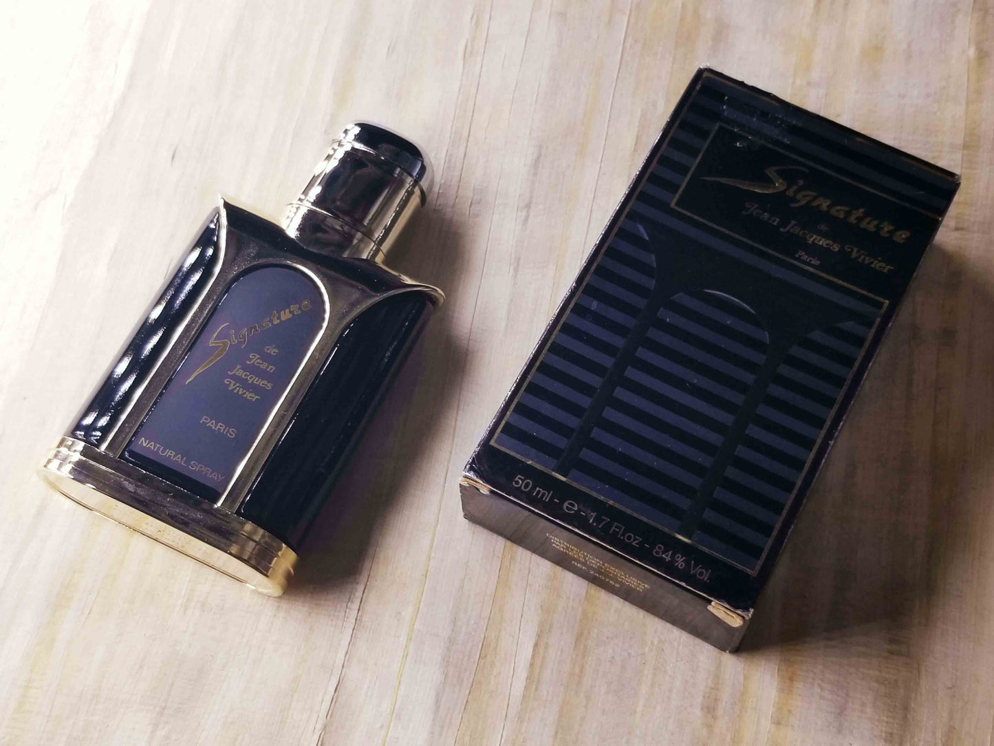 Signature by Jean Jacques Vivier for men EDT Spray for Men 50 ml 1.7 oz, Vintage, Rare