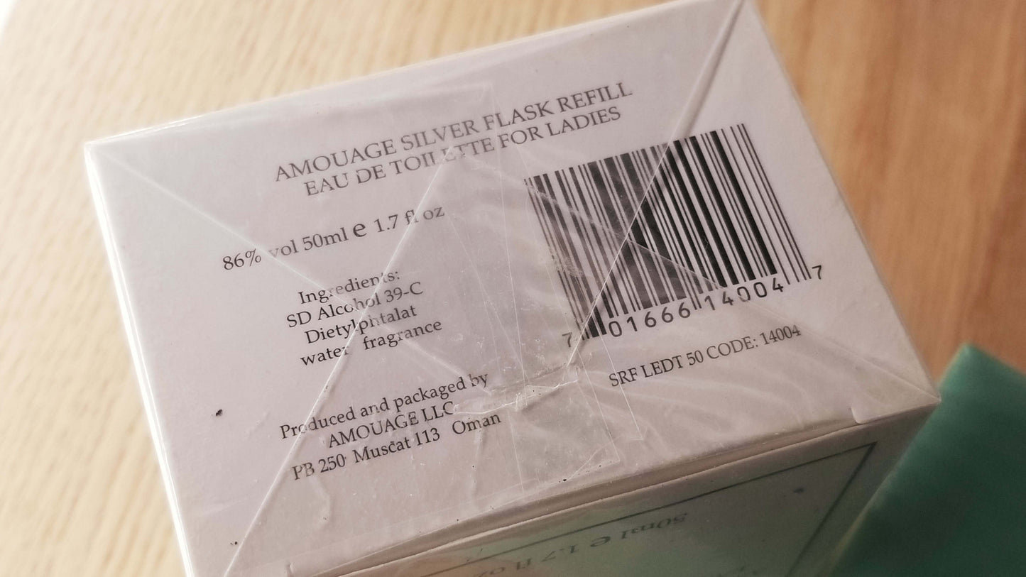 Amouage Silver for women EDT Spray 50 ml 1.7 oz, Vintage, Rare