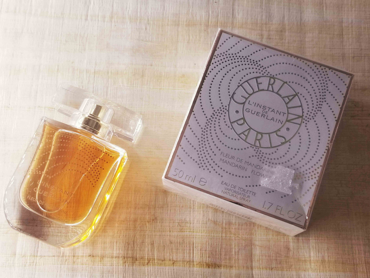 L'Instant de Guerlain Fleur de Mandarine for women EDT Spray 50 ml 1.7 oz, vintage, rare, Sealed