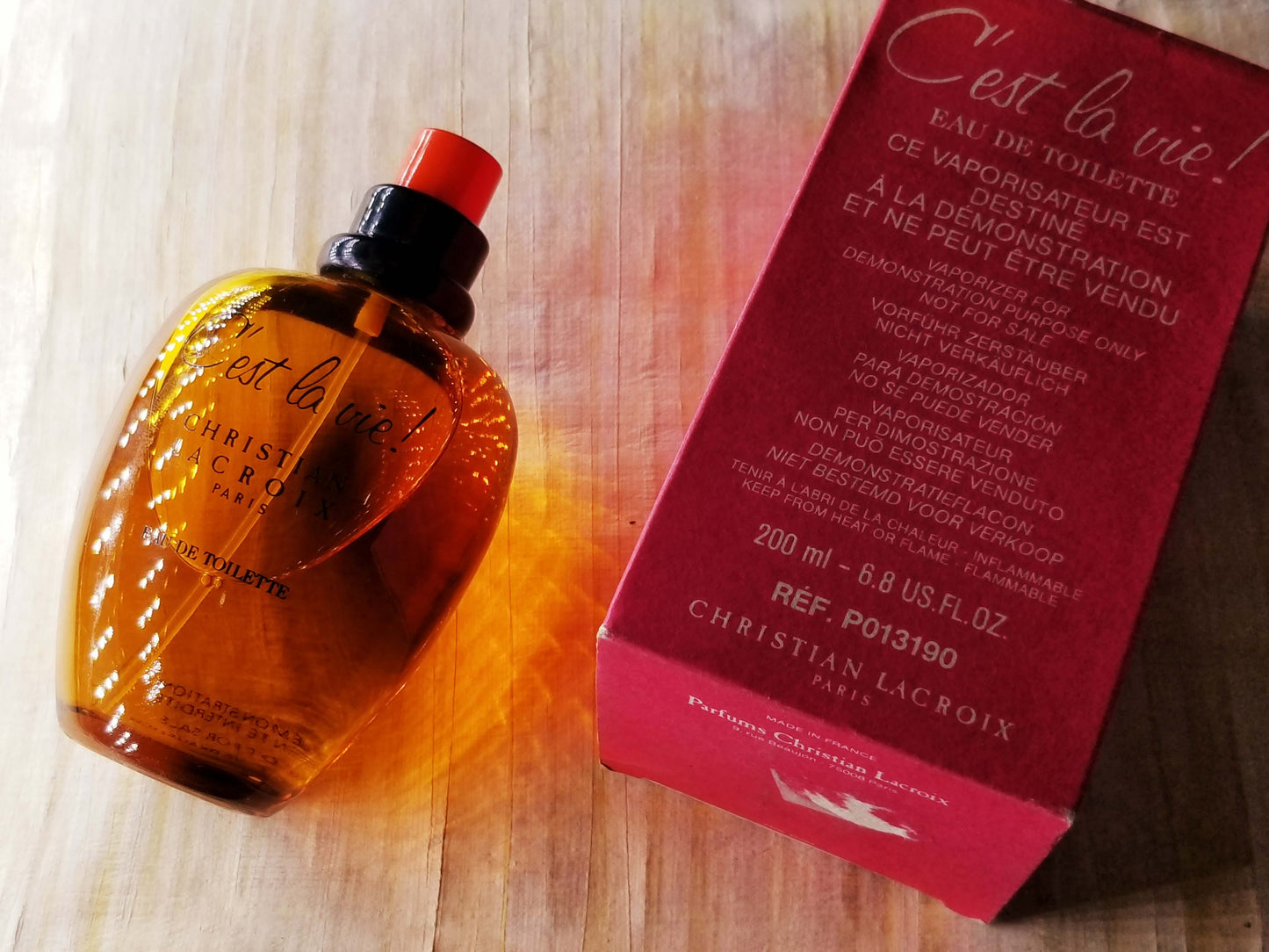 C'est La Vie Christian Lacroix for women EDT Spray 200 ml 6.8 oz Tester OR 100 ml 3.4 oz, Vintage, Rare, Sealed